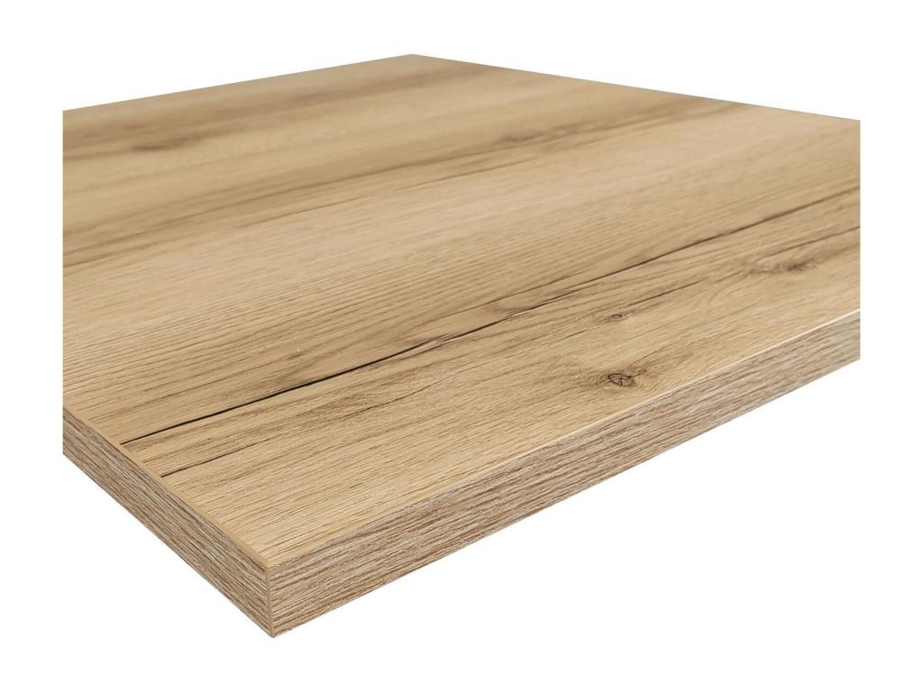 Table en chêne, 160 x 80 cm, marron