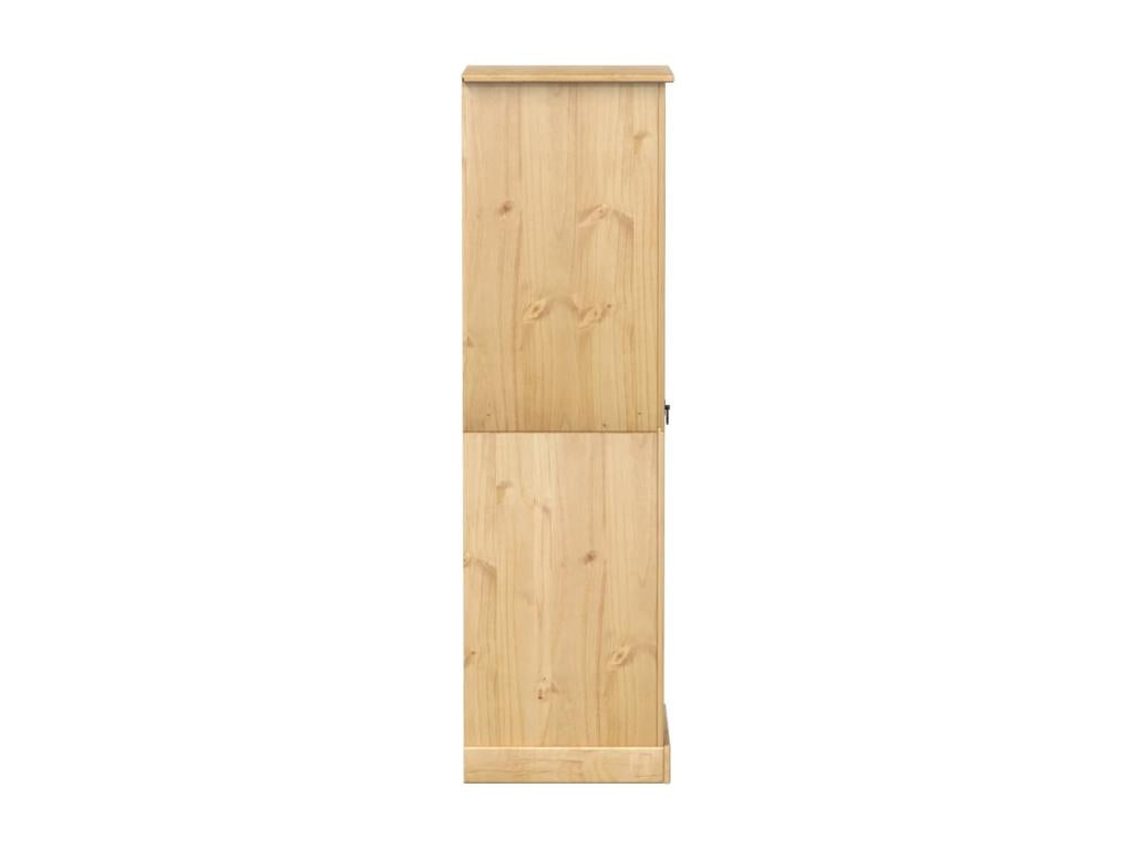 Produit en bois de pin, 55 x 50 x 170 cm, teinte naturelle claire