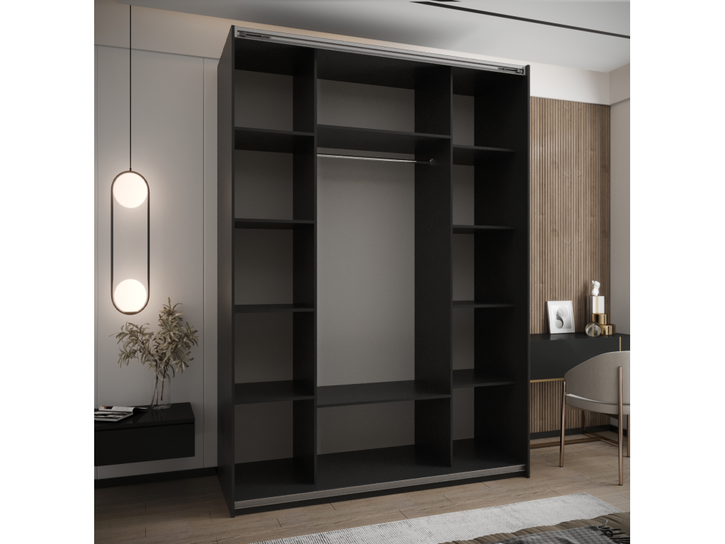 Armoire, noire