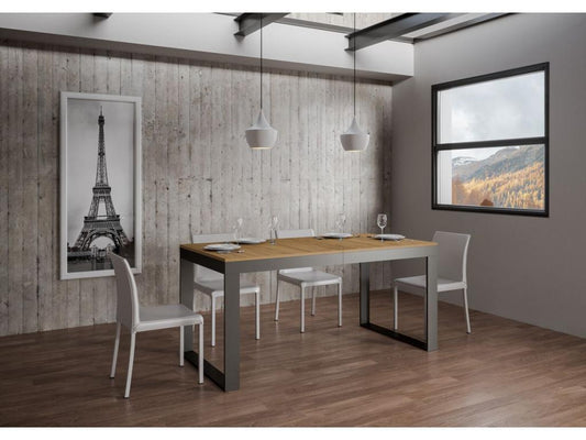 Table en chêne clair, 90 x 180 cm, teinte naturelle claire