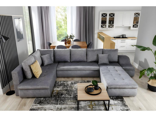 Canapé en tissu noir