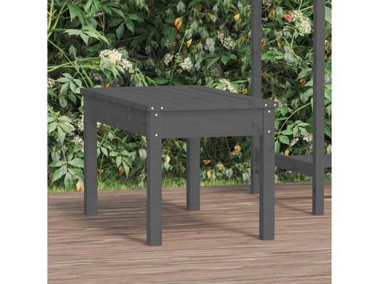 Produit en bois massif, 80 x 44 x 45 cm, gris