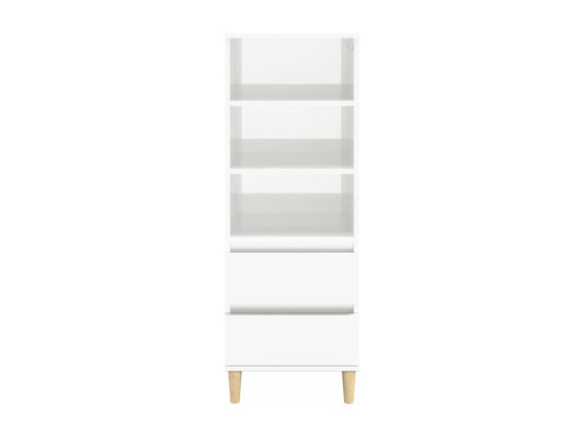 Buffet en bois composite, 40 x 36 x 110 cm, blanc