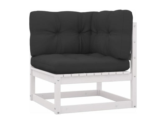 Ensemble de mobilier de jardin 8 pièces en pin blanc