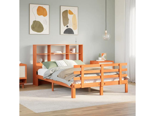 Matelas en bois de pin, 120 x 190 cm, marron