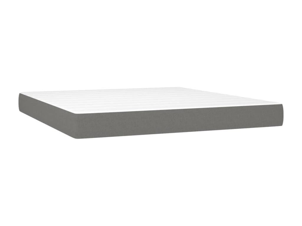 Matelas en tissu, 180 x 200 cm, gris