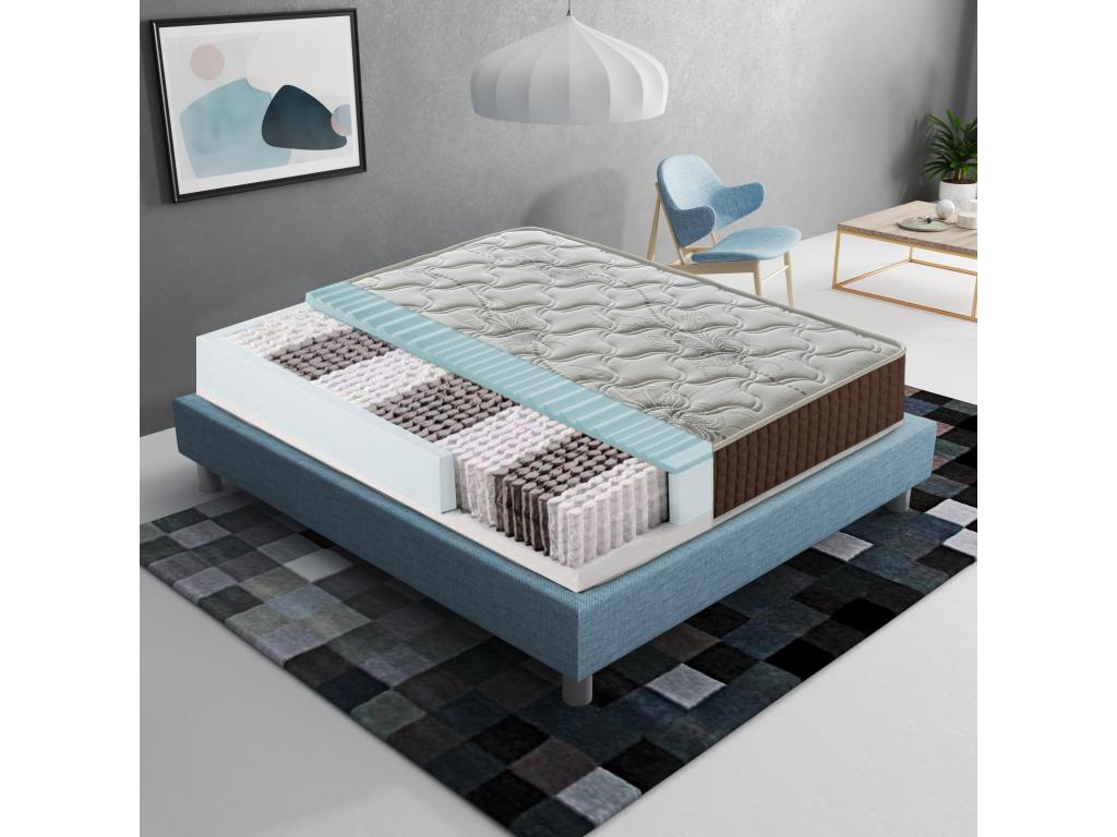 Matelas à ressorts ensachés, 23 cm d'épaisseur, 140 x 200 cm