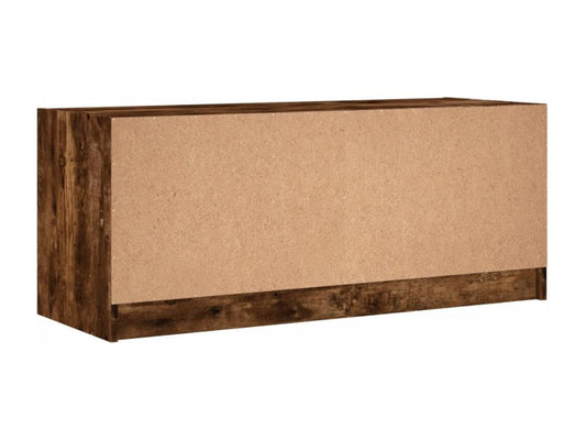 Meuble TV en chêne, 102 x 37 x 42 cm, marron