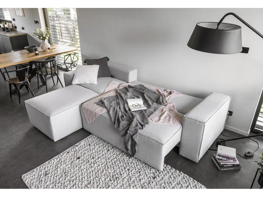 Canapé en tissu marron