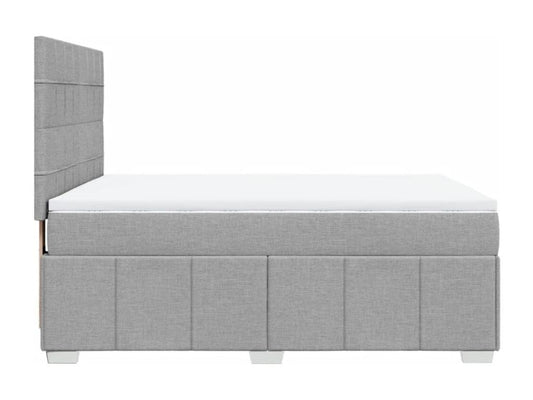 Matelas en tissu, 160 x 200 cm, gris