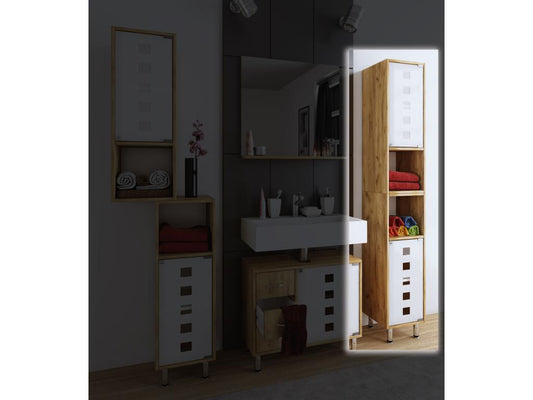 Armoire en chêne, marron