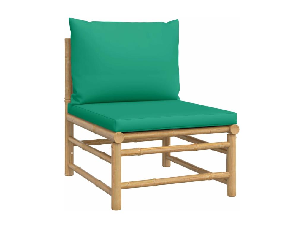 Ensemble de mobilier de jardin 6 pièces, marron