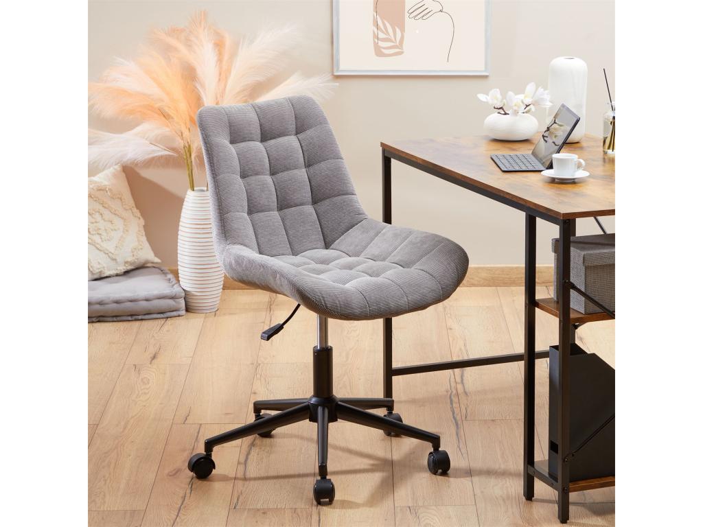 Fauteuil d'appoint en métal gris
