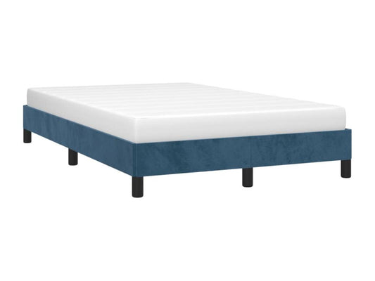 Matelas en velours, 120 x 190 cm, bleu