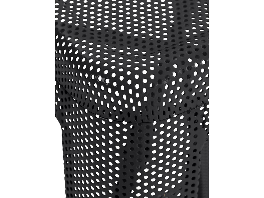 Produit métallique, noir