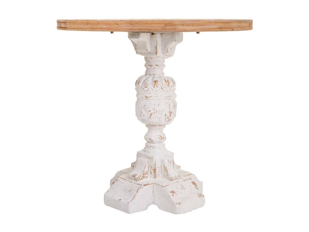 Table, 80 x 80 x 79 cm, Clair Naturel