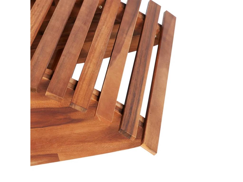 Chaise longue marron