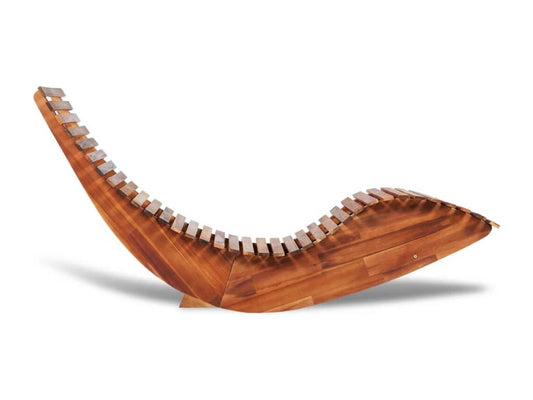 Chaise longue marron