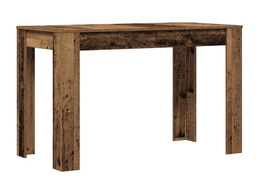 Table en bois composite, 120 x 60 x 76 cm, marron
