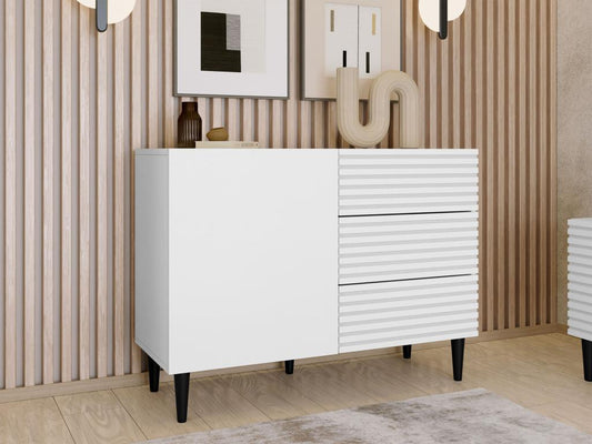Commode, 76 x 104 x 40 cm, blanche