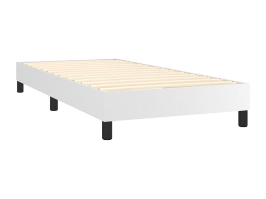 Matelas en similicuir, 90 x 200 cm, blanc
