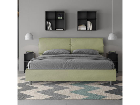 Cadre de lit, 200 x 200 cm, vert