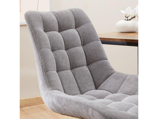 Fauteuil d'appoint en métal gris
