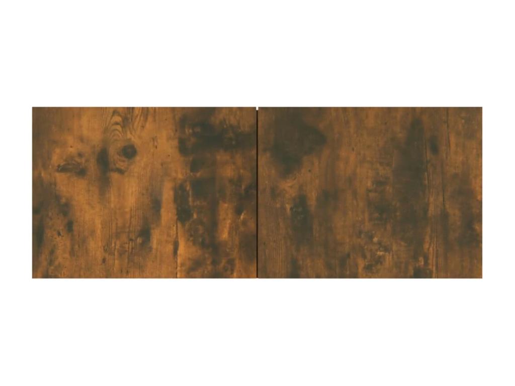 Ensemble de 7 pièces en bois d'ingénierie, brun