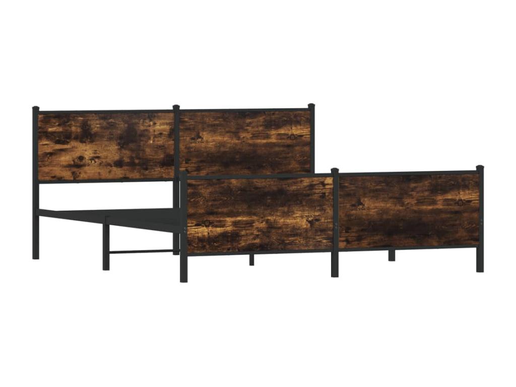 Matelas en bois de chêne, 200 x 200 cm, marron