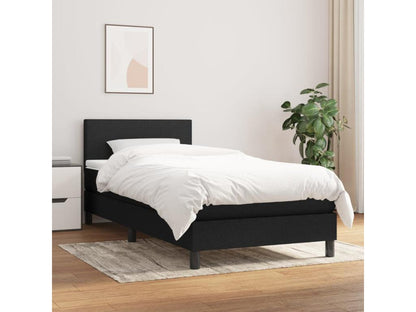 Matelas en tissu, 90 x 190 cm, noir