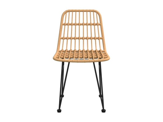 Produit en résine tressée, 248 x 62 x 84 cm, marron