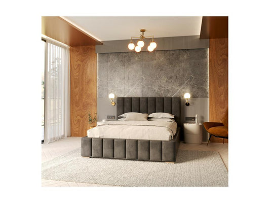 Sommier, 140 x 190 cm, anthracite