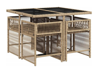 Ensemble de 5 pièces, beige