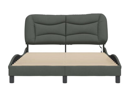 Matelas en tissu, 140 x 190 cm, gris