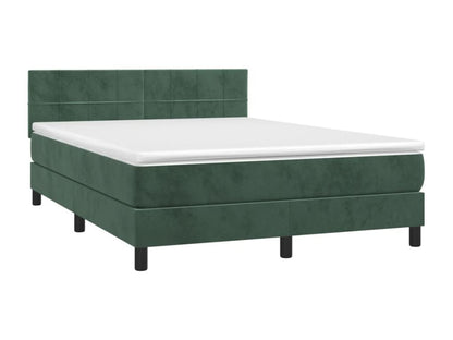 Matelas en velours, 140 x 200 cm, vert