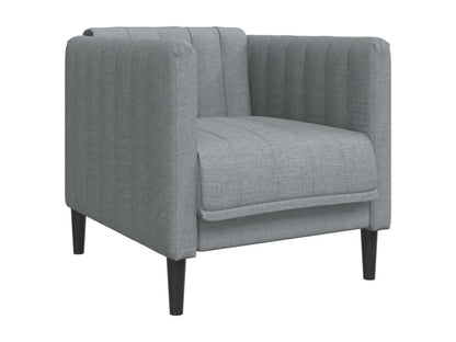 Fauteuil d'appoint en tissu gris