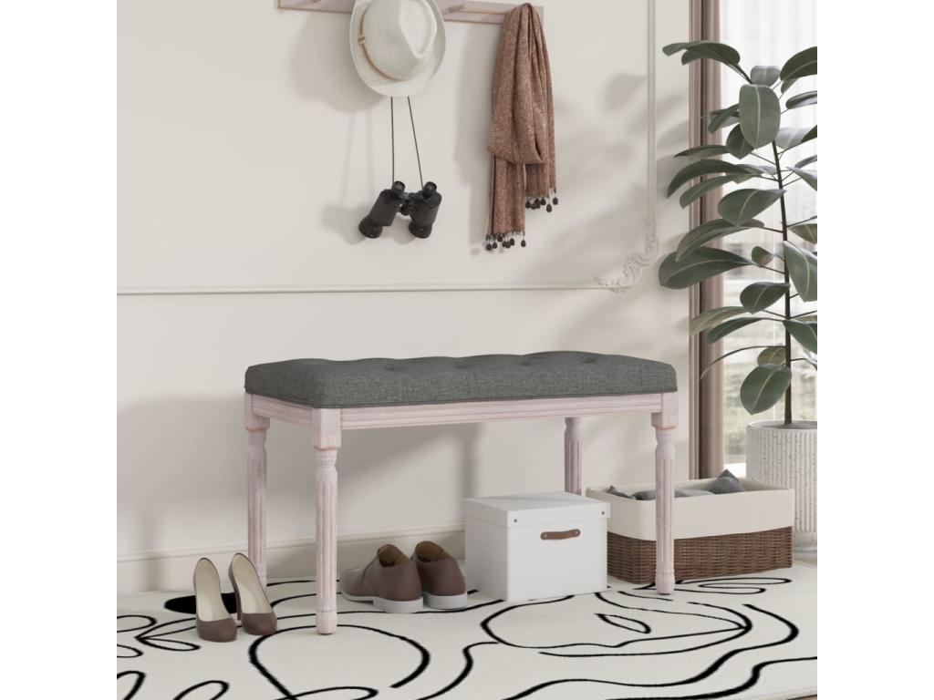 Article en tissu, 80 x 40 x 49 cm, gris