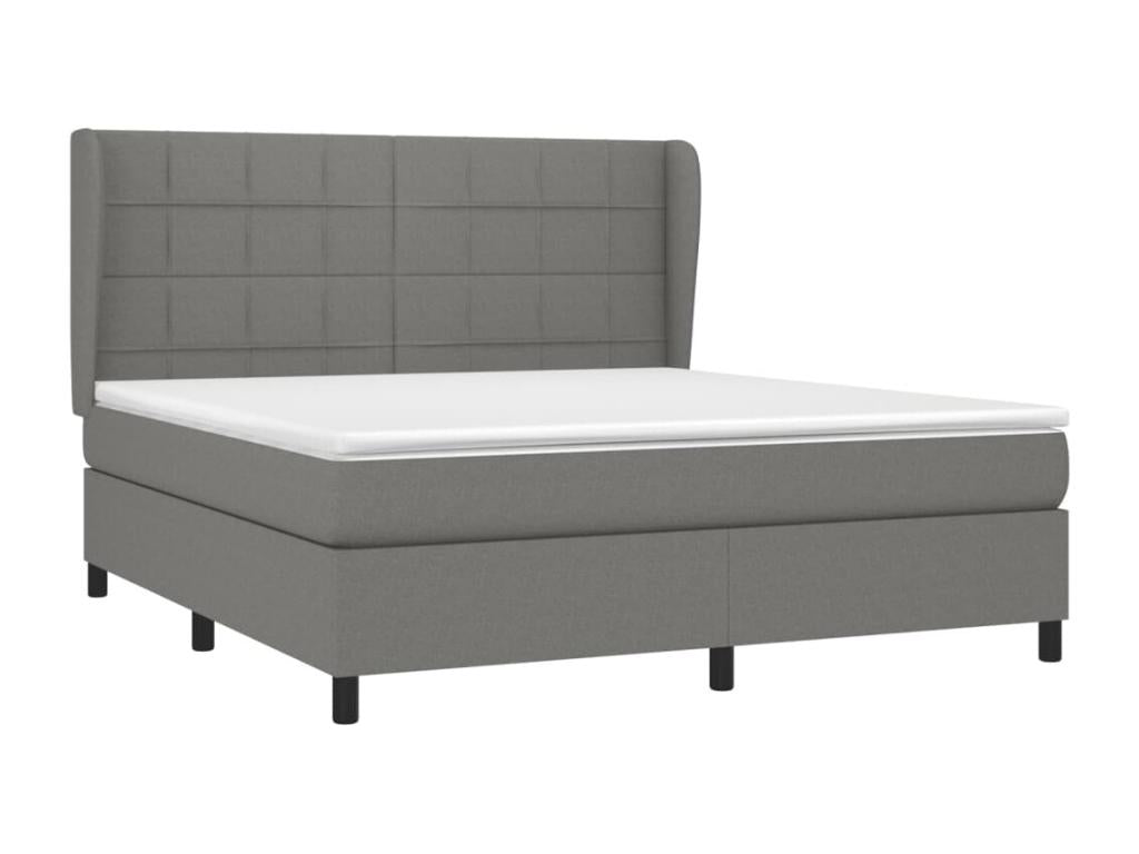 Matelas en tissu, 180 x 200 cm, gris