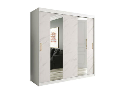 Armoire, 200 x 200 x 62 cm, blanche