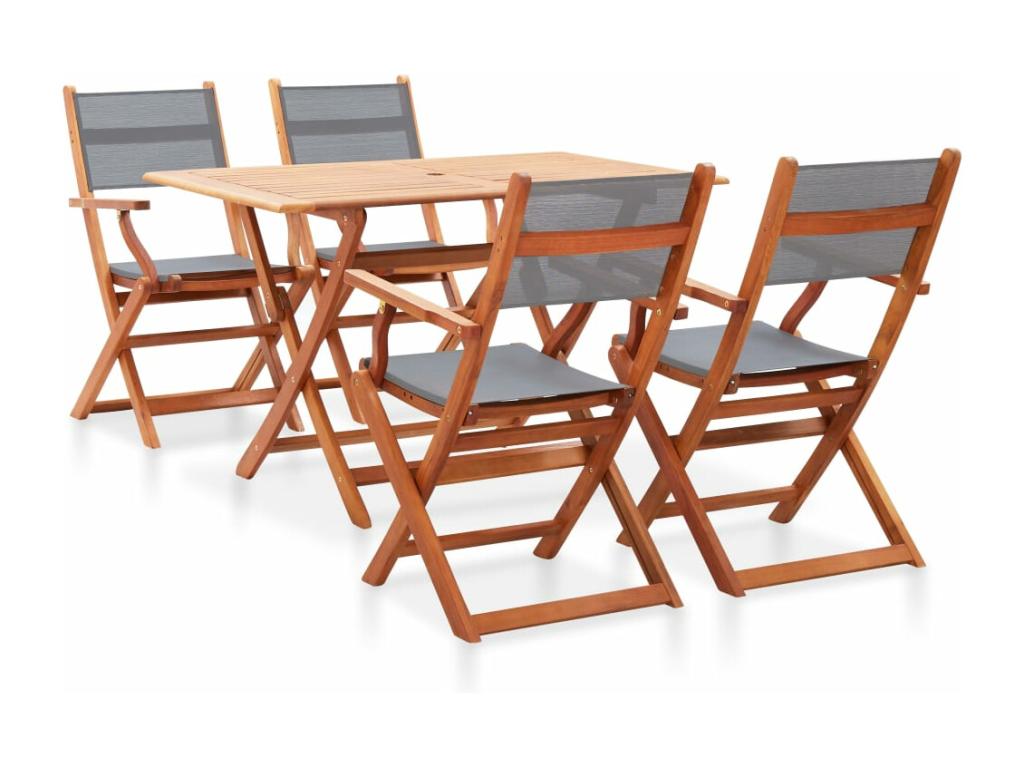 Ensemble de 5 pièces, gris