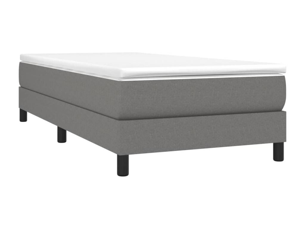 Matelas en tissu, 80 x 200 cm, gris