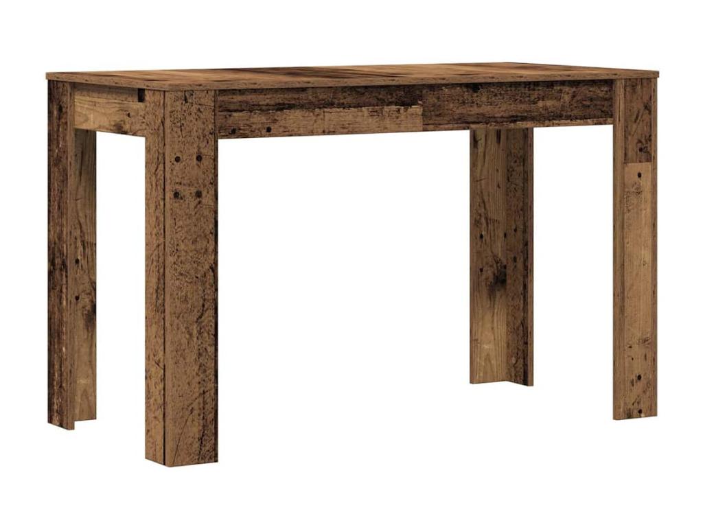 Table en bois composite, 120 x 60 x 76 cm, marron