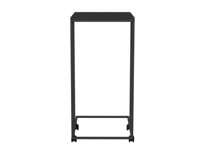 Table en bois composite, 40 x 30 x 63,5 cm, noire