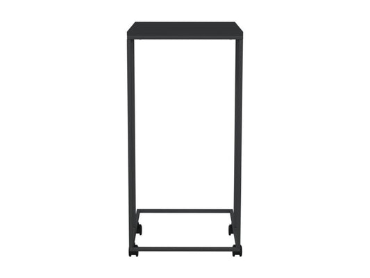 Table en bois composite, 40 x 30 x 63,5 cm, noire