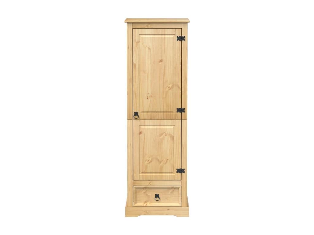 Produit en bois de pin, 55 x 50 x 170 cm, teinte naturelle claire