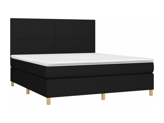 Matelas en tissu, 180 x 200 cm, noir