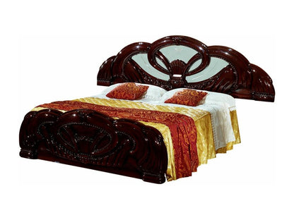 Cadre de lit, 160 x 200 cm, marron