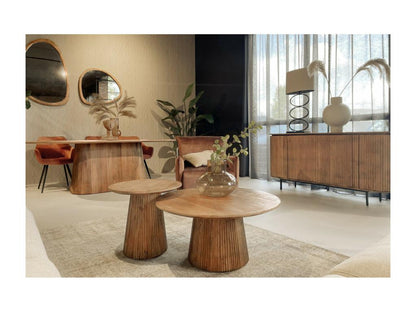 Table basse en bois de manguier, marron