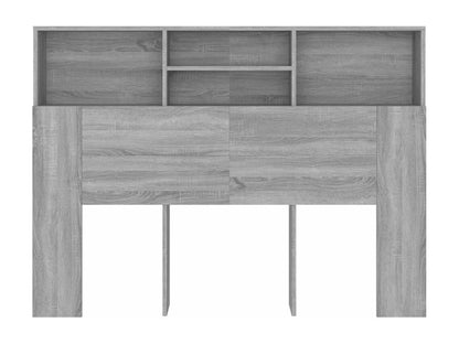 Cadre de lit, 140 x 19 x 103,5 cm, gris