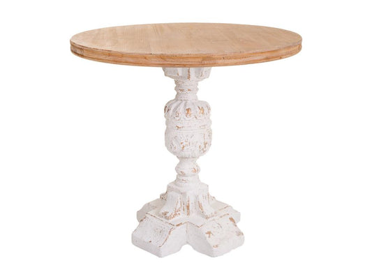 Table, 80 x 80 x 79 cm, Clair Naturel